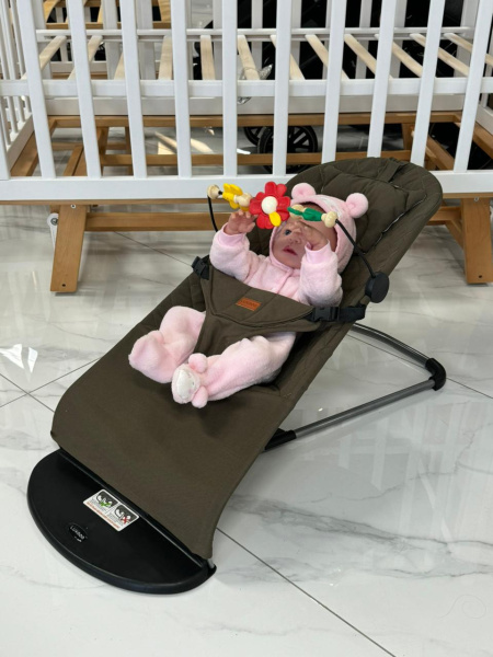 Шезлонг Luxmom для младенцев, хаки