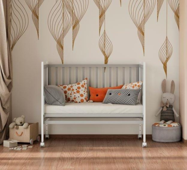 Кровать Lunna Lika Серая-Белая