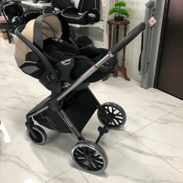 Коляска 3в1 Luxmom 888X Бежевый
